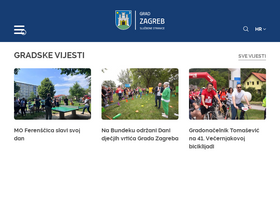 'zagreb.hr' screenshot