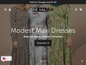 'devaleurbykhushboo.com' screenshot