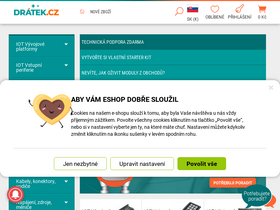 'dratek.cz' screenshot