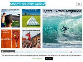 'sportstourismnews.com' screenshot