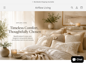 airflowliving.com homepage screenshot