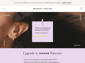 'rodanandfields.com' screenshot