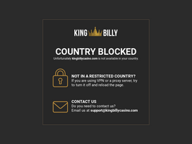 'kingbillycasino.com' screenshot