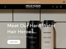 'helloklean.com' screenshot