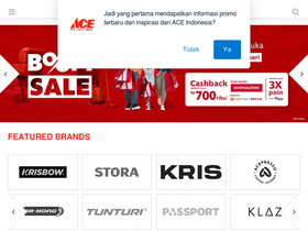 'acehardware.co.id' screenshot