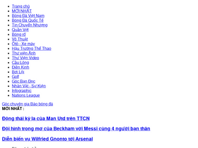 'tinthethao.com.vn' screenshot