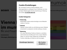 'mumok.at' screenshot