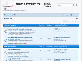 'truck-forum.cz' screenshot