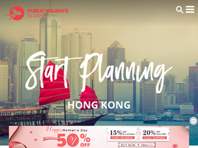 'publicholidays.hk' screenshot