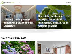 'povesteacasei.ro' screenshot