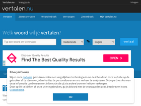 'vertalen.nu' screenshot