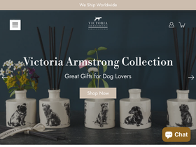 Victoria Armstrong Collection homepage screenshot