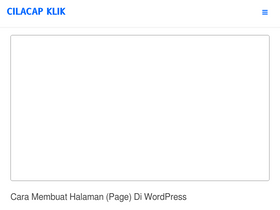'cilacapklik.com' screenshot