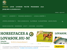 'lovasok.hu' screenshot