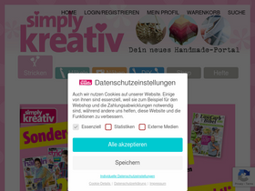 'simply-kreativ.de' screenshot