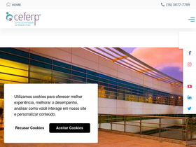 'ceferp.com.br' screenshot