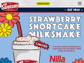 'swensonsdriveins.com' screenshot