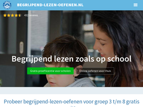 'begrijpend-lezen-oefenen.nl' screenshot