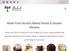 'bakedbyanintrovert.com' screenshot