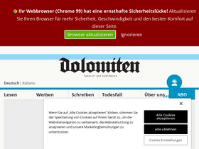 'dolomiten.it' screenshot