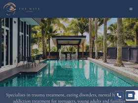 'thewaveclinic.com' screenshot