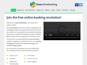 'freeonlinebooking.com' screenshot