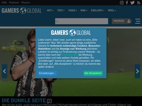 'gamersglobal.de' screenshot