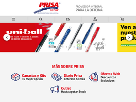 'prisa.cl' screenshot