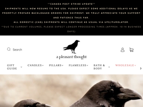 apleasantthought.com homepage screenshot