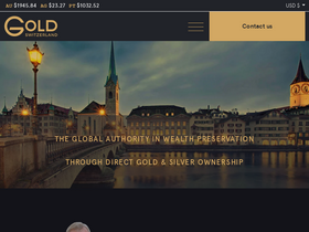 'goldswitzerland.com' screenshot
