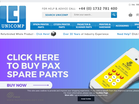 Unicomp homepage screenshot
