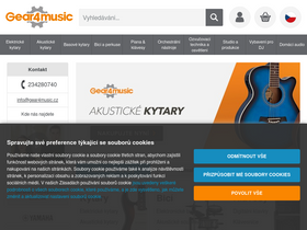 'gear4music.cz' screenshot