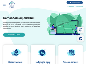 'damancom.ma' screenshot