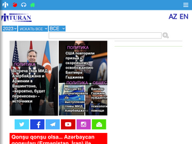 'turan.az' screenshot