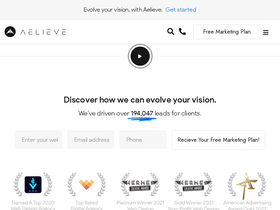 'aelieve.com' screenshot