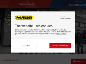 'paldesk.palfinger.com' screenshot