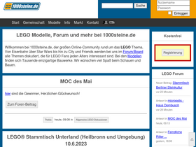 '1000steine.de' screenshot