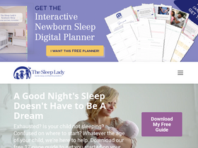 'sleeplady.com' screenshot