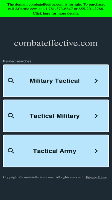 combateffective.com