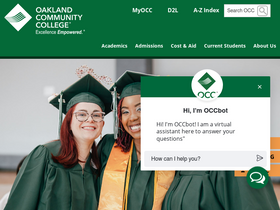 'myocc.oaklandcc.edu' screenshot