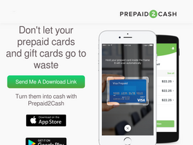 'prepaid2cash.com' screenshot