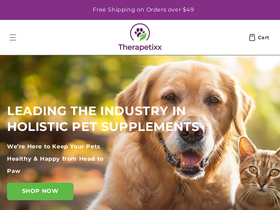 therapetixx.com homepage screenshot