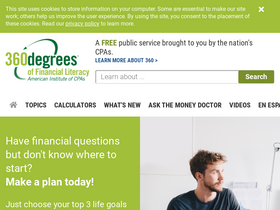 '360financialliteracy.org' screenshot