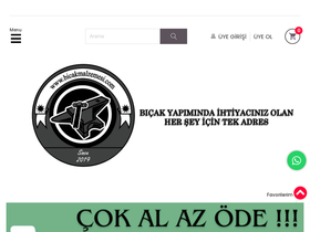 'bicakmalzemesi.com' screenshot