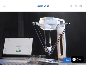 deltaxstore.com homepage screenshot