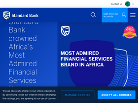 'standardbank.com' screenshot
