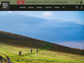 'bikepacking.com' screenshot