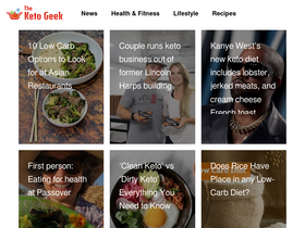 'theketogeek.com' screenshot