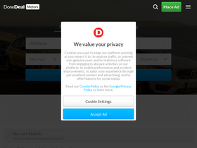 'donedeal.ie' screenshot