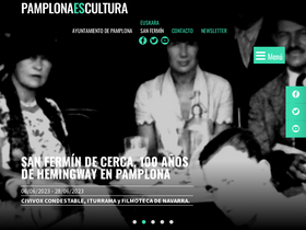 'pamplonaescultura.es' screenshot